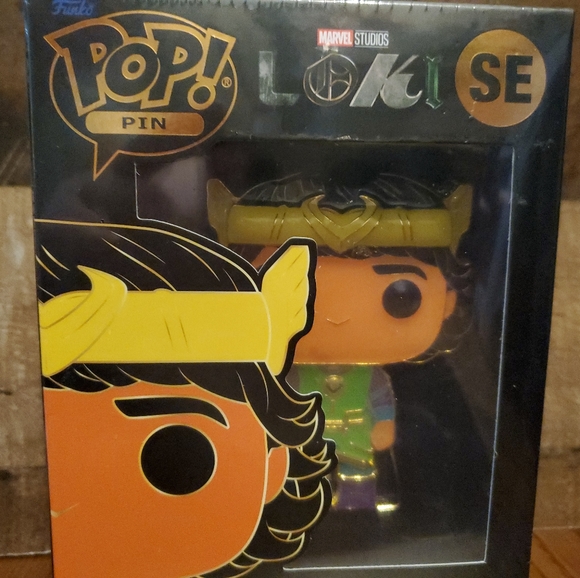 Funko Pop! Marvel Studios LOKI SE - KID LOKI Pin with Stand Target Exclusive NIB - Picture 2 of 9